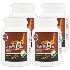 葡萄王 人蔘蜆Plus B雙層加強碇, 30錠, 4罐