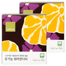 올가홀푸드 유기농 워머윈디티, 1.3g, 20개