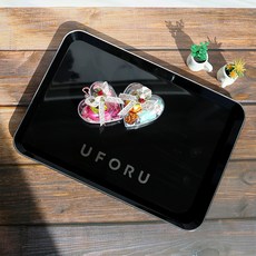 O&Living 精美居家咖啡廳方形託盤, 黑色, 1個