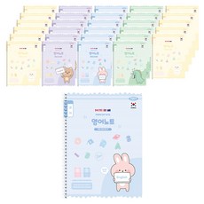 펜피아 1000 초등 스프링노트 1-6영어 공용, 랜덤발송, 30개