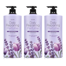 엘라스틴 데일리 퍼퓸 리페어링 샴푸 프렌치 라벤더향, 1.1L, 3개