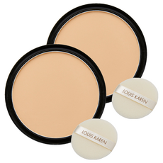 Louis Karen HD Pact 補充裝 30g, 21 Nude Beige, 2個
