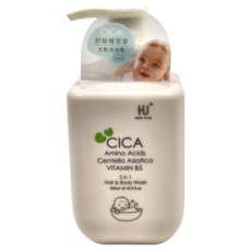 KU.KU Duckbill 酷咕鴨 舒敏積雪草寶寶洗髮沐浴乳 溫和清潔、滋潤保濕 首選, 500ml, 1瓶