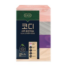 CODI 積雪草乳液面紙, 200張, 4盒