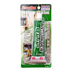 PowerBon 錫宏興業 廚衛防霉矽膠 黏合 密封 防水 3oz, 1條