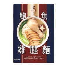 金博家 鮑魚雞腿麵, 580g, 1盒