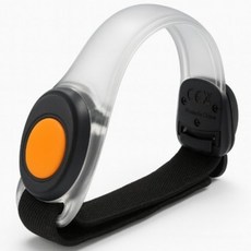 Orvia 手腕腳踝 LED 夜光安全帶, 橘色(燈), 1個