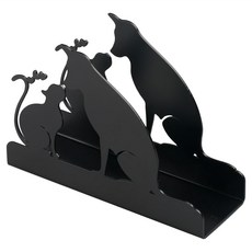 OPUS 東齊金工 歐式鐵藝寵愛信件架 11.5 x 3.8 x 8 cm 鐵烤漆, 經典黑, 1個