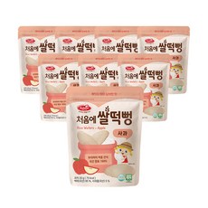 베베스트 처음에 쌀떡뻥, 사과, 20g, 8개