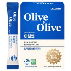 셀게이트 올리브올라이브 아침엔 유기농 엑스트라버진 올리브오일 그리스 30p, 300g, 1개