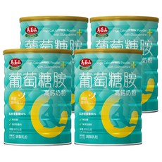 馬玉山 葡萄糖胺高鈣奶粉 高鈣配方 無添加糖 幫助維持靈活行動力 全家皆宜, 800g, 4罐