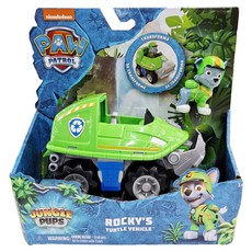 SPIN MASTER 汪汪隊立大功 救援車叢林狗狗 Set, 灰灰 + 烏龜回收車, 不適用, 1組