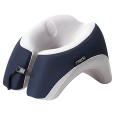 QLZHS 記憶棉鏤空午休趴睡枕/護頸U型枕/辦公室午睡枕/午休枕/防手麻趴睡枕/學生午休枕頭 開學必備, 灰色