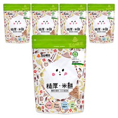 玉山碾米 糙厚米餅, 原味, 40g, 5包
