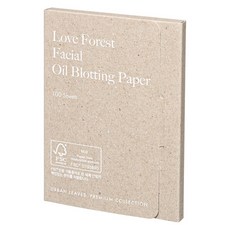 URBAN LEAVES 愛森林吸油面紙, 100張, 1包