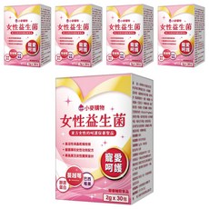 女性益生菌 A116, 30包, 2g, 5盒