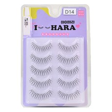 IHara Petit-up 假睫毛 D14 10入 + 膠水組, 1個, 黑色