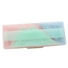 Sevenjib 粉彩三角尺量角器4件組, 綠色, 1套