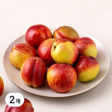 미니 천도복숭아, 1kg, 2개