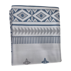 涼感全蓋式3人沙發巾, 藍, 1個