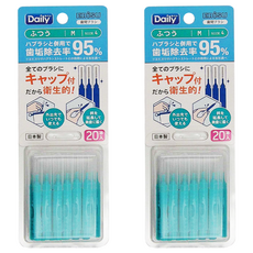 EBiSU 惠百施 Daily 齒間刷 M, 20支, 2盒