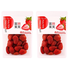 FULL TEN 富田 寶石紅草莓乾, 2個, 45g