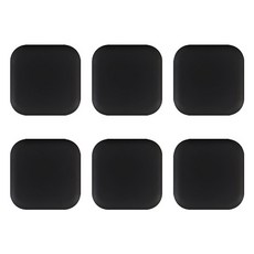 아이끌레 보이드 문콕 보호패드 스퀘어, 블랙, 6개