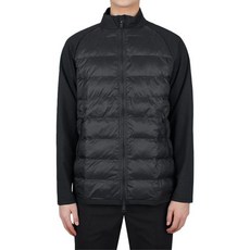 G FORE 男款簡約輕量絎縫填充外套 G4MF20O02-ONYX