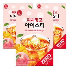 우리차 피치망고 아이스티 분말, 5g, 20개입, 3개