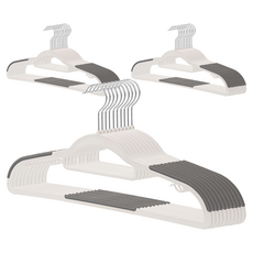 코멧 홈 미끄럼방지 회전형 옷걸이, 그레이, 30개