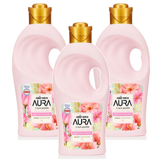 아우라 초고농축 섬유유연제 윌 유 메리 미 본품, 1L, 3개