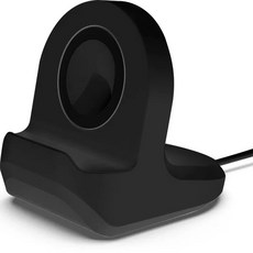 SPACE SHIELD 智慧手錶充電座支架 + 充電線套組, 黑色(支架), 1個