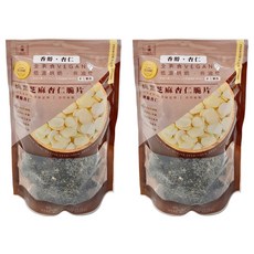 亦擇 純黑芝麻杏仁脆片 全素食 VEGAN 低溫烘焙 非油炸, 250g, 2包