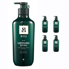 RYO 呂 青蘋果深層清潔與涼爽潤髮乳, 550ml, 5個