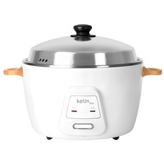 Kolin 歌林 Plus 10人份 SUS316不鏽鋼 可分離式鍋蓋 電鍋 蒸炊燉滷 自動保溫 650W 能源效率3級 白色 KNJA-SD2447