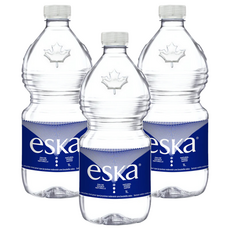 加拿大 eska 天然冰川水, 1L, 3瓶