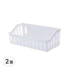 優質免釘無痕多用收納置物盒 大容量儲存空間 超耐重強力無痕貼, 顏色隨機, 2個