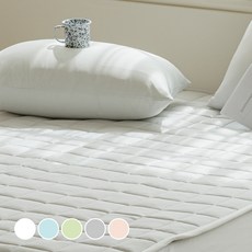 아망떼 소다 냉감 여름 침대패드, 실버소다