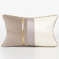 Doki客廳奢華柔軟抱枕, 淺灰色