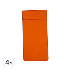 자석빌지 L, 4개, 오렌지