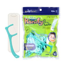 WEDENT 威登 攜帶式牙線 90入+收納盒, 1組