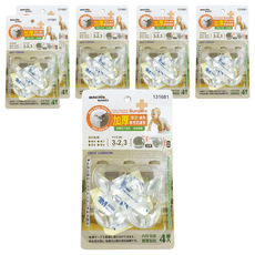 minono 米諾諾 桌角軟性防護墊 4個, 加厚圓型 透明色, 6組