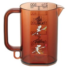 Skater 透明量杯 帶刻度 MMC1, 咖啡色, 500ml, 1個