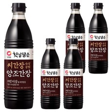 햇살담은 씨간장 숙성공법 양조간장, 840ml, 5개