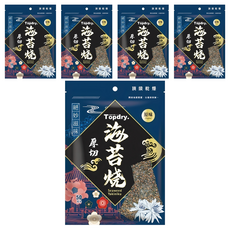 TOPDRY 乾燥 厚切海苔燒 原味, 50g, 5包