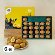 제스프리 썬골드키위 선물세트, 2.4kg 내외(중과), 6세트