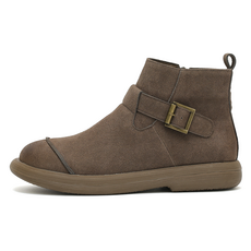 J SHOE 牛皮Kanin扣環踝靴 3cm