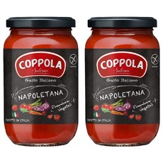 COPPOLA 柯波拉 義式拿坡里蔬菜番茄麵醬, 無加糖, 無麩質, 350g, 2罐