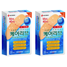케어리브 방수형 멸균반창고, 40개입, 2개