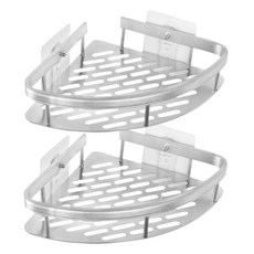 salthong 免鑽孔浴室轉角架, 銀色